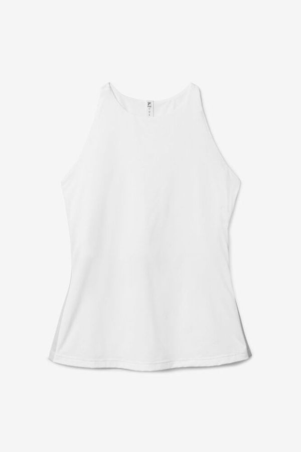 Camisetas Sin Mangas Fila Mujer Blancas / Gris - Tie Breaker Racerback Tennis - España 302941BSD